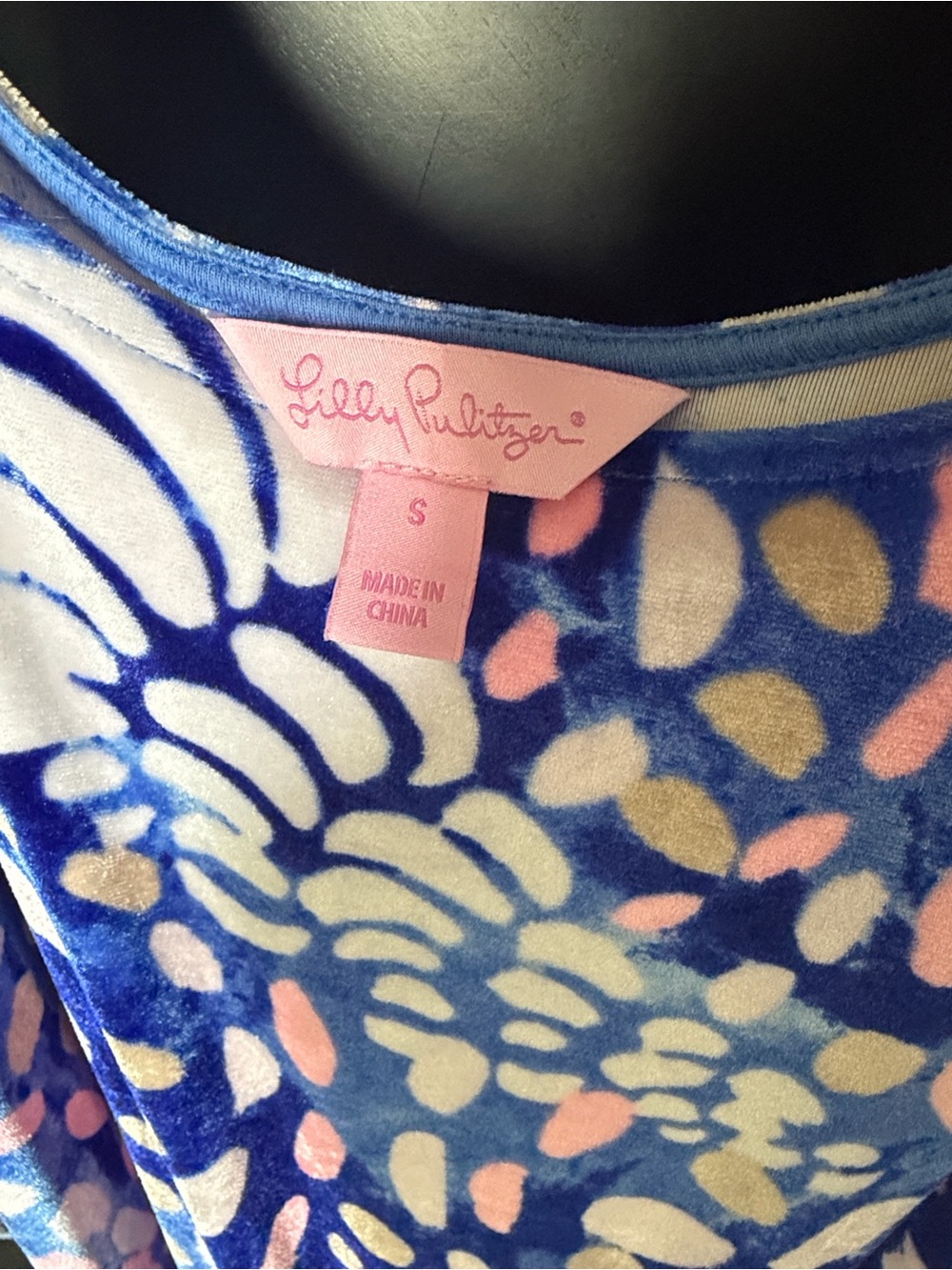 NEW Lilly Pulitzer Nena Velour Jumpsuit Size S - Picture 8 of 9